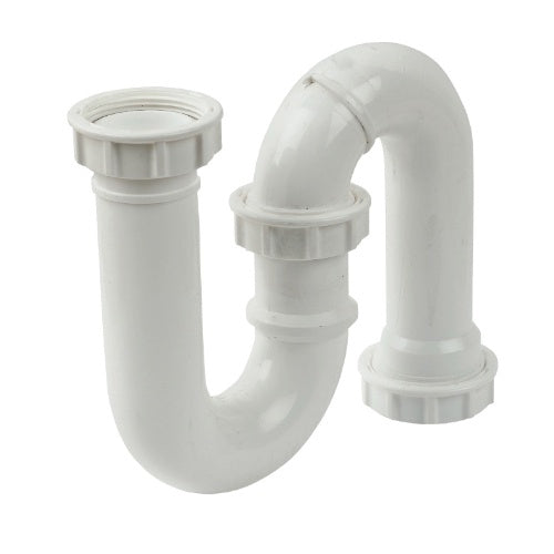 Floplast white S trap 76mm seal x 40mm TS47