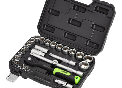 Draper Draper HI-TORQ Metric Socket Set, 1/2" Sq. Dr. (27 Piece) Draper - Town Tools