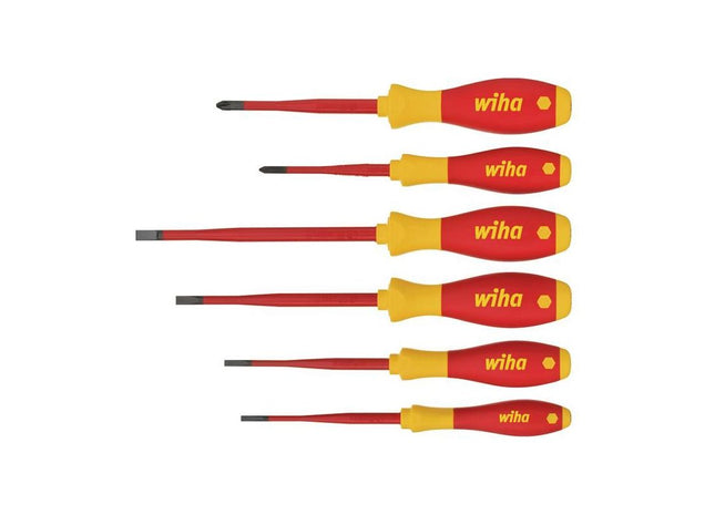 Wiha SoftFinish® electric slimFix SL/PH Screwdriver Set, 6 Piece Wiha - RockBottom Northampton
