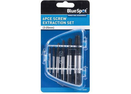 Bluespot Tools Screw Extractor Set, 6 Piece BlueSpot Tools - RockBottom Northampton