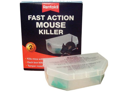 Rentokil Fast Action Mouse Killer (Twin Pack) Rentokil - RockBottom Nothampton