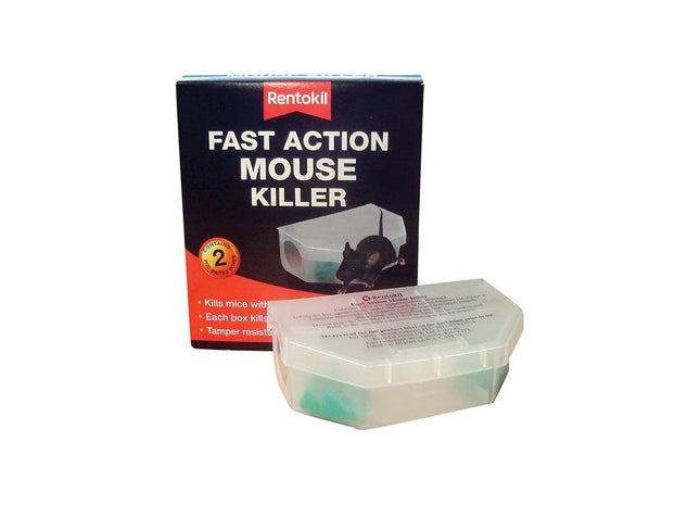 Rentokil Fast Action Mouse Killer (Twin Pack) Rentokil - RockBottom Nothampton