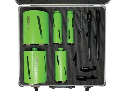 Coreplus DCDKIT11 Diamond Dry Core Drill Bit Set, 11 Piece CorePlus - RockBottom Northampton