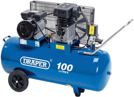 Draper Belt-Driven Air Compressor, 100L, 2.2kW 31254 Draper - Town Tools 