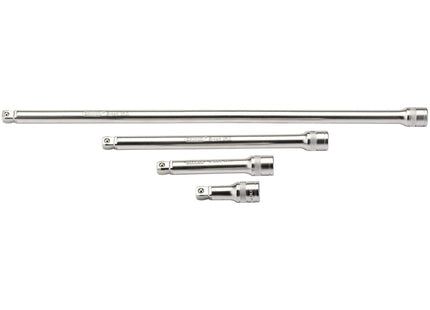 Draper Wobble Extension Bar Set, 1/2" Sq. Dr., Micro Satin Chrome (4 Piece) Draper - Town Tools 