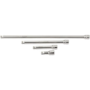 Draper Wobble Extension Bar Set, 1/2" Sq. Dr., Micro Satin Chrome (4 Piece) Draper - Town Tools 
