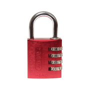 Abus Mechanical 145/40 40mm Aluminium Combination Padlock Red 48829 ABUS Mechanical - RockBottom Northampton 