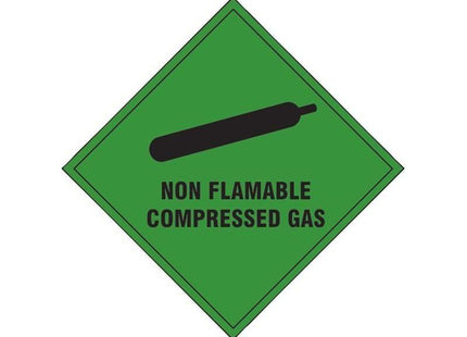 Scan Non Flammable Compressed Gas - Self Adhesive Vinyl Sign 100 x 100mm Scan - RockBottom Nothampton