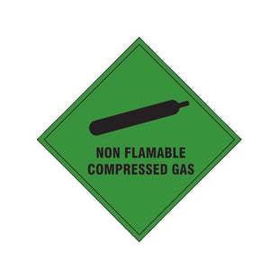 Scan Non Flammable Compressed Gas - Self Adhesive Vinyl Sign 100 x 100mm Scan - RockBottom Nothampton