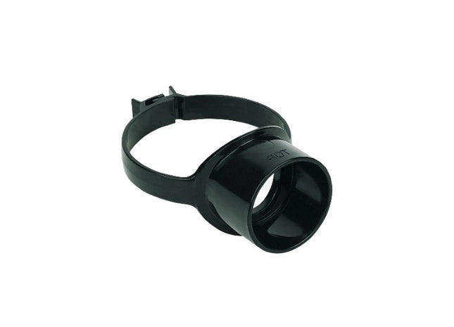 Floplast 110mm soil strap boss black SP319