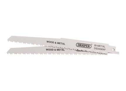 Draper Bi-metal Reciprocating Saw Blades for Multi-Purpose Cutting, 200mm, 6-12t Draper - Town Tools 