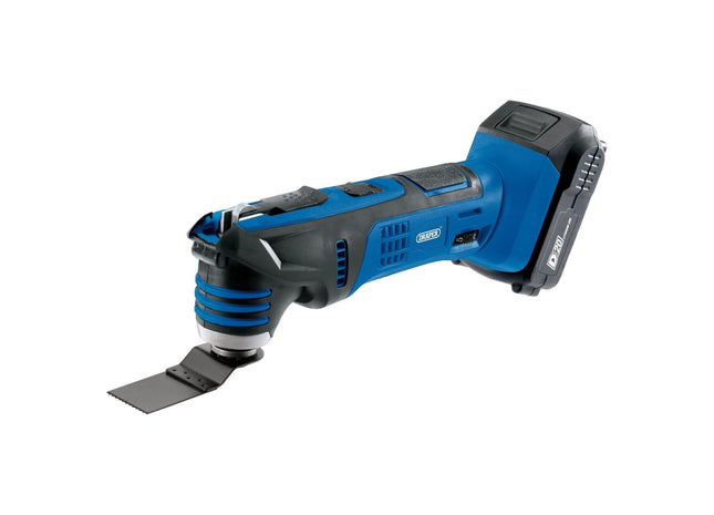 Draper D20 20V Oscillating Multi-Tool, 1 x 2.0Ah Battery, 1 x Charger (9 Piece) Draper - Town Tools 