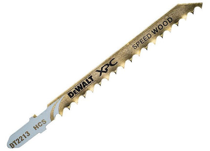 Dewalt Power Tools XPC HCS Wood Jigsaw Blades Pack of 5 T144D DeWALT Power Tools - RockBottom Northampton