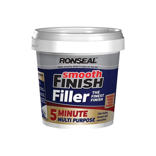 Ronseal Smooth Finish 5 Minute Multipurpose Filler Tub 600ml Ronseal - RockBottom Nothampton