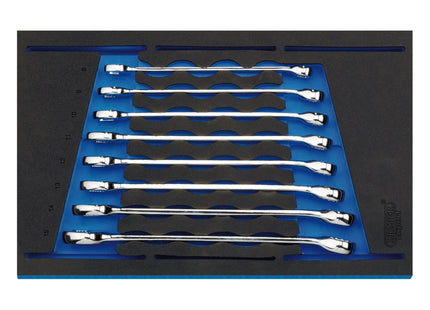 Draper Combination Spanner Set in 1/4" Drawer EVA Insert Tray (8 Piece) 63522 Draper - Town Tools 