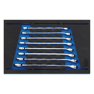 Draper Combination Spanner Set in 1/4" Drawer EVA Insert Tray (8 Piece) 63522 Draper - Town Tools 