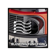 Einhell TE-VC 36/25 Li S-Solo Wet/Dry Vacuum Cleaner 36V (2 x 18V) Bare Unit Einhell - RockBottom Northamptin