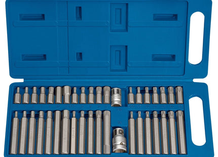 Draper TX-STAR Hex. & Spline Mechanic's Bit Set, 3/8, 1/2" Sq. Dr. (40 Piece) Draper - Town Tools 