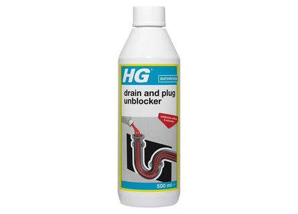 Hg Drain and Plug Unblocker 500ml HG - RockBottom Northampton