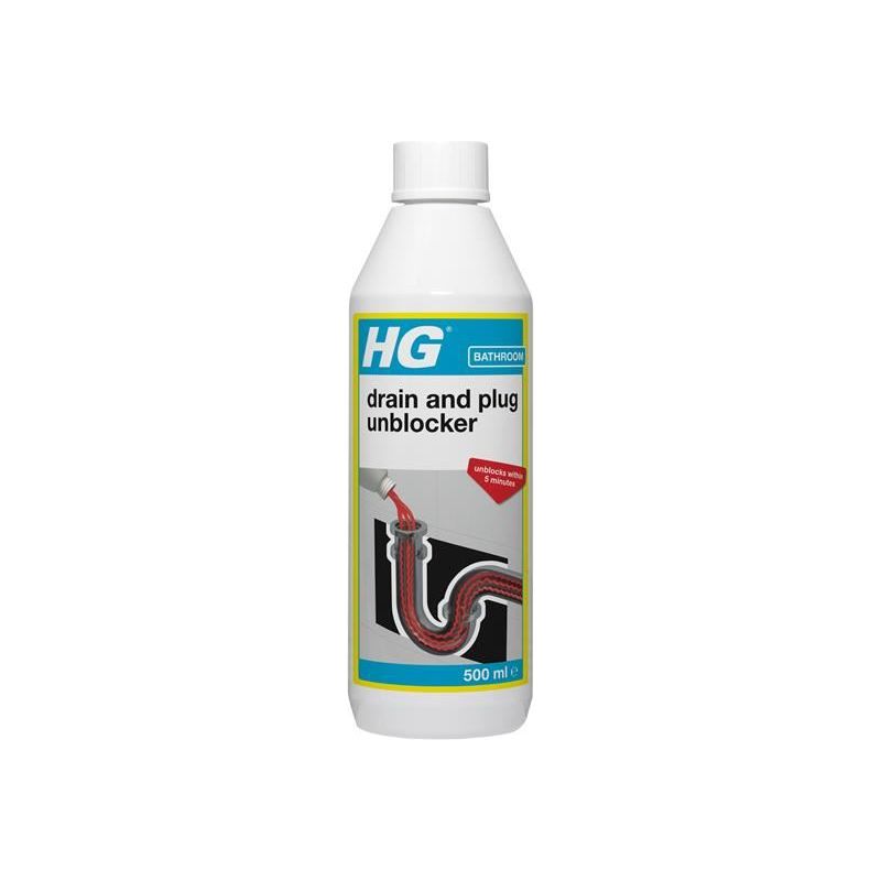 Hg Drain and Plug Unblocker 500ml HG - RockBottom Northampton