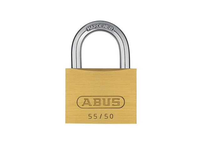 Abus Mechanical 55/50mm Brass Padlock Carded ABUS Mechanical - RockBottom Northampton 