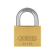 Abus Mechanical 55/50mm Brass Padlock Carded ABUS Mechanical - RockBottom Northampton 