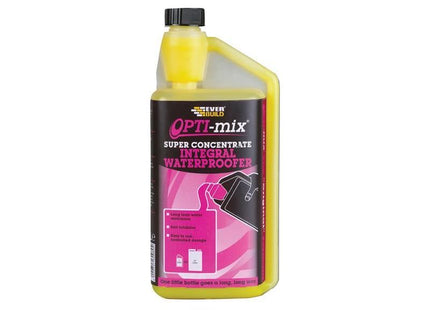 Everbuild Sika Opti-Mix Integral Waterproofer 1 litre Everbuild Sika - RockBottom Northamptin