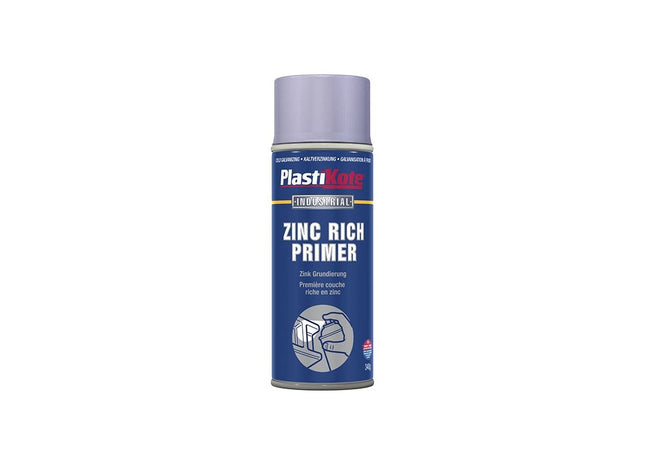 Plastikote Zinc Primer Spray 400ml PlastiKote - RockBottom Nothampton