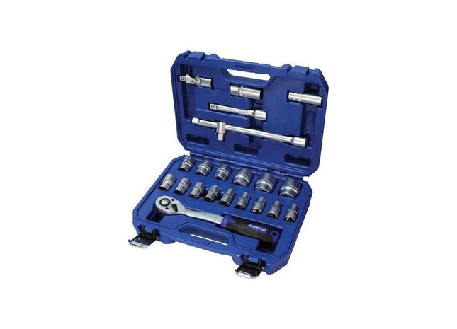 Faithfull 1/2in Drive Socket Set, 22 Piece Faithfull - RockBottom Northampton