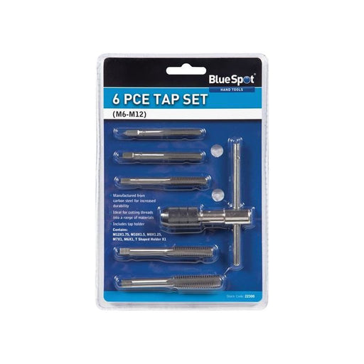 Bluespot Tools Tap Set (M6-M12), 6 Piece BlueSpot Tools - RockBottom Northampton