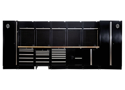 Draper BUNKER Modular Storage Combo with Hardwood Worktop (25 Piece) 04390 Draper - Town Tools 