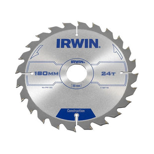 Irwin® Construction Circular Saw Blade 180 x 30mm x 24T ATB IRWIN® - RockBottom Northampton