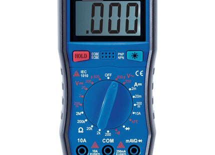 Draper Manual-Ranging Digital Multimeter, 1 x Test Leads, 1 x Case 41817 Draper - Town Tools 
