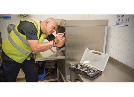 Draper Long Metric Stainless Steel Combination Spanner Set (8 Piece) 44019 Draper - Town Tools 