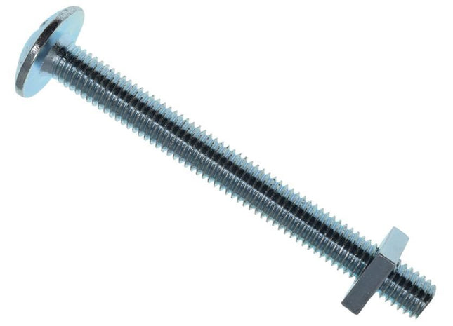 METALMATE Roofing Bolt & Nut ZP M8 x 100mm (Box 25) METALMATE� - RockBottom Northampton
