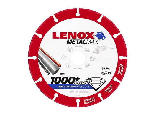 LENOX METALMAX Cut Off Disc 125 x 1.3 x 22.23mm LENOX - RockBottom Northampton