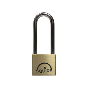 Squire LN4LS Lion Brass Padlock 5-Pin 40mm - 65mm Long Shackle Squire - RockBottom Nothampton