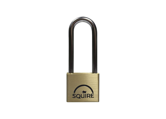 Squire LN4LS Lion Brass Padlock 5-Pin 40mm - 65mm Long Shackle Squire - RockBottom Nothampton