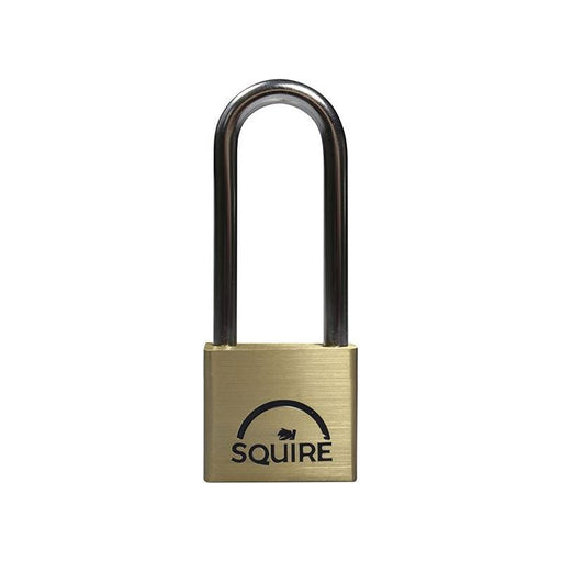 Squire LN4LS Lion Brass Padlock 5-Pin 40mm - 65mm Long Shackle Squire - RockBottom Nothampton