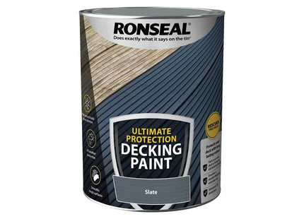 Ronseal Ultimate Protection Decking Paint Slate 5 litre Ronseal - RockBottom Nothampton