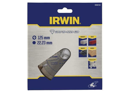 Irwin® Segmented Diamond Blade 125 x 22.23mm IRWIN® - RockBottom Northampton