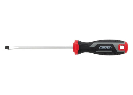 Draper Slotted Soft Grip Screwdriver, SL5.5 x 125mm Draper - Town Tools