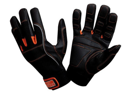 Bahco Power Tool Padded Palm Gloves - M (Size 8) Bahco - RockBottom Northampton
