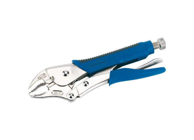 Draper Soft Grip Curved Jaw Self Grip Pliers, 230mm 89124 Draper - Town Tools 
