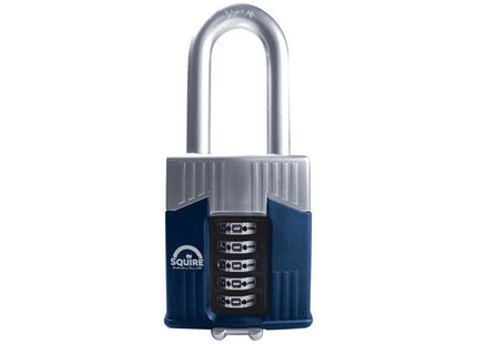 Squire Warrior High-Security Long Shackle Combination Padlock 65mm Squire - RockBottom Nothampton
