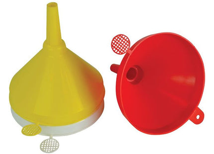 Faithfull Plastic Funnel 150mm Set, 3 Piece Faithfull - RockBottom Northampton