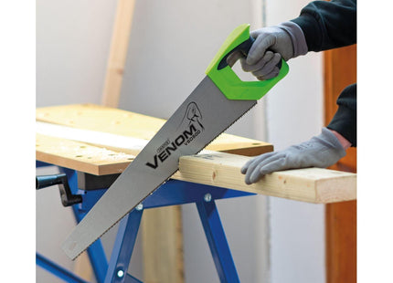 Draper Venom First Fix Double Ground Handsaw, 500mm, 7tpi/8ppi Draper - Town Tools 