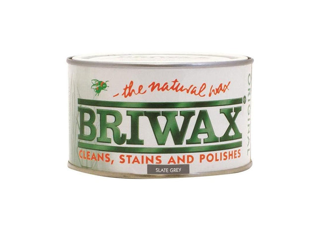 Briwax Wax Polish Original Slate Grey 400g Briwax - RockBottom Northampton
