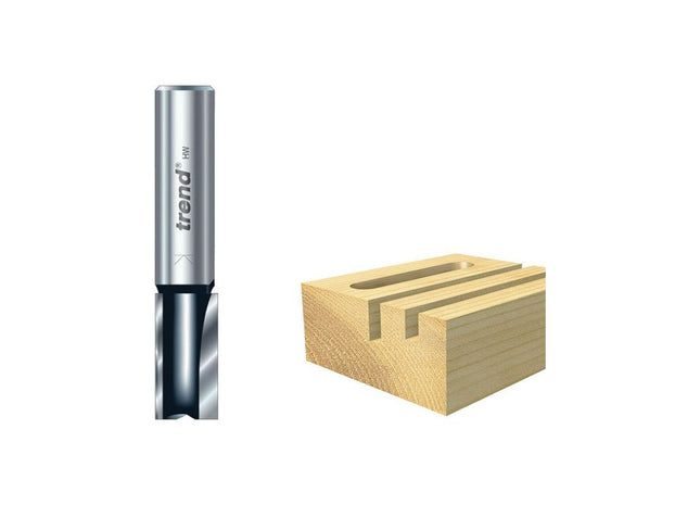Trend TR37 x 1/2 TCT Two Flute Cutter Long Shank 12 x 63mm Trend - RockBottom Northampton