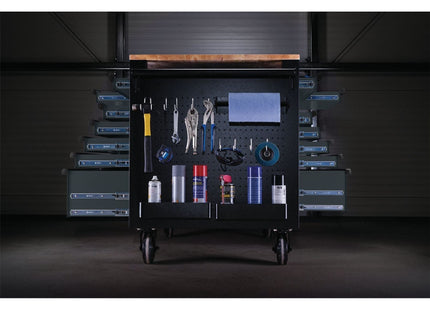 Draper BUNKER Multi-Functional Workbench Roller Tool Cabinet, 14 Drawer, 48", Gr Draper - Town Tools 